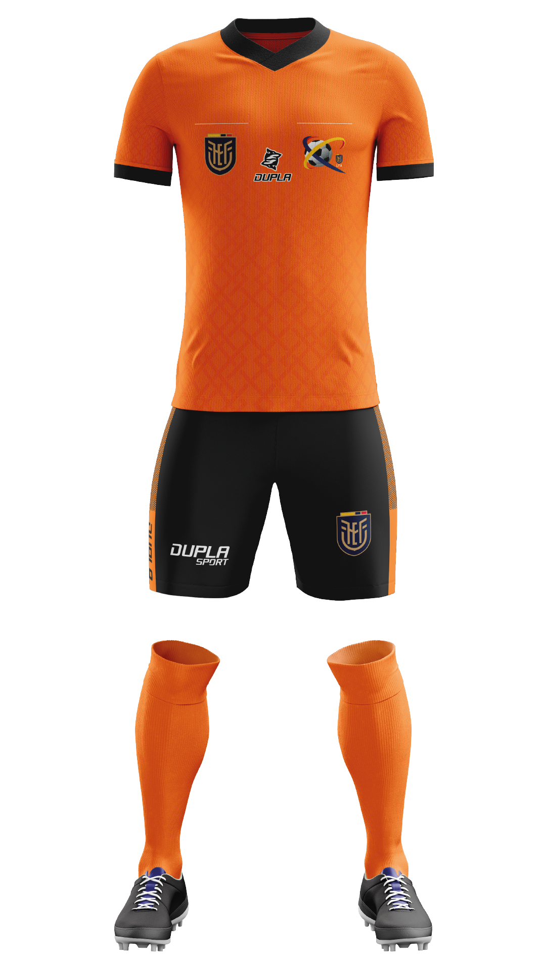 Uniforme de Arbitro naranja neon