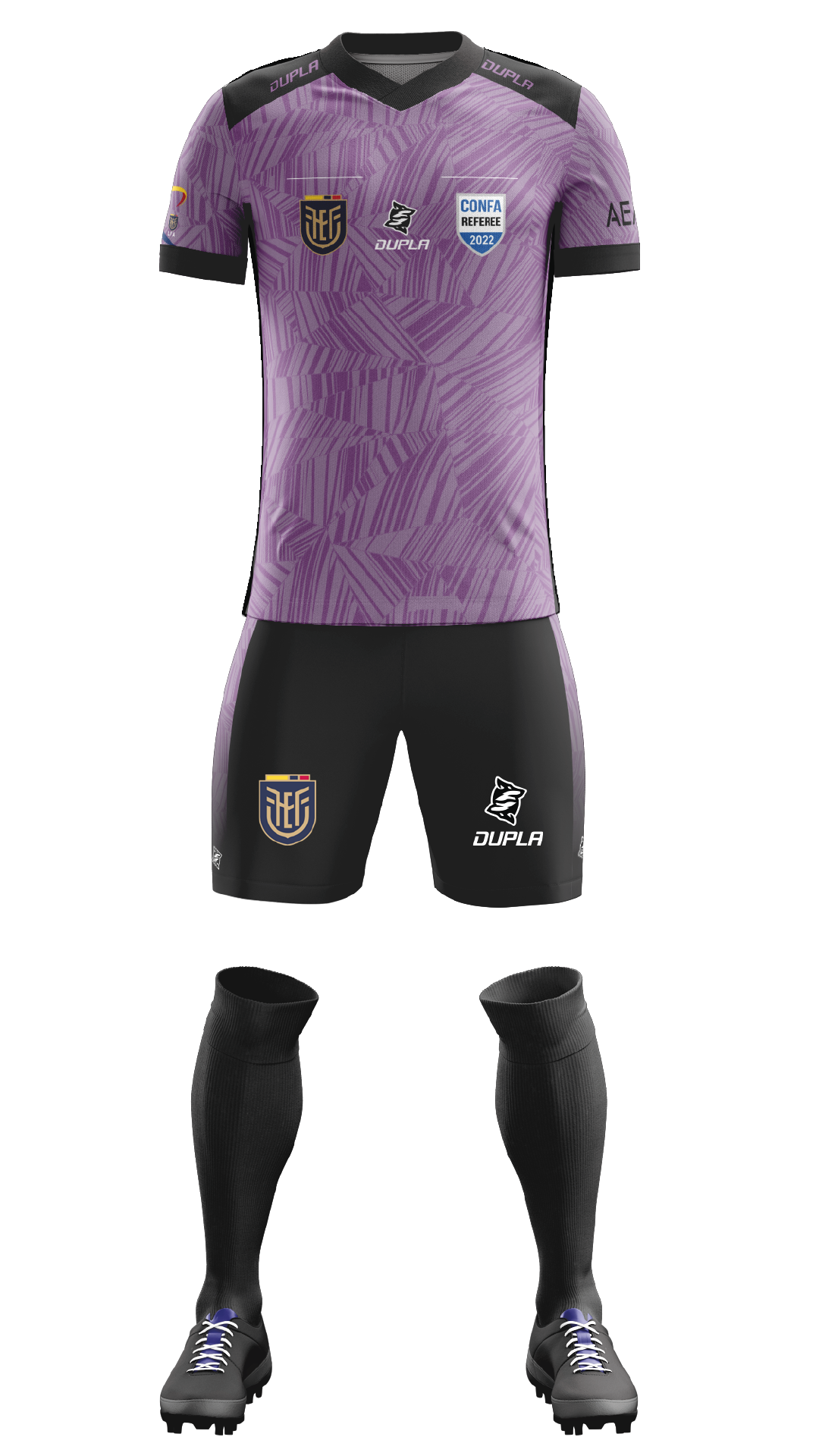 Uniforme de Arbitro morado