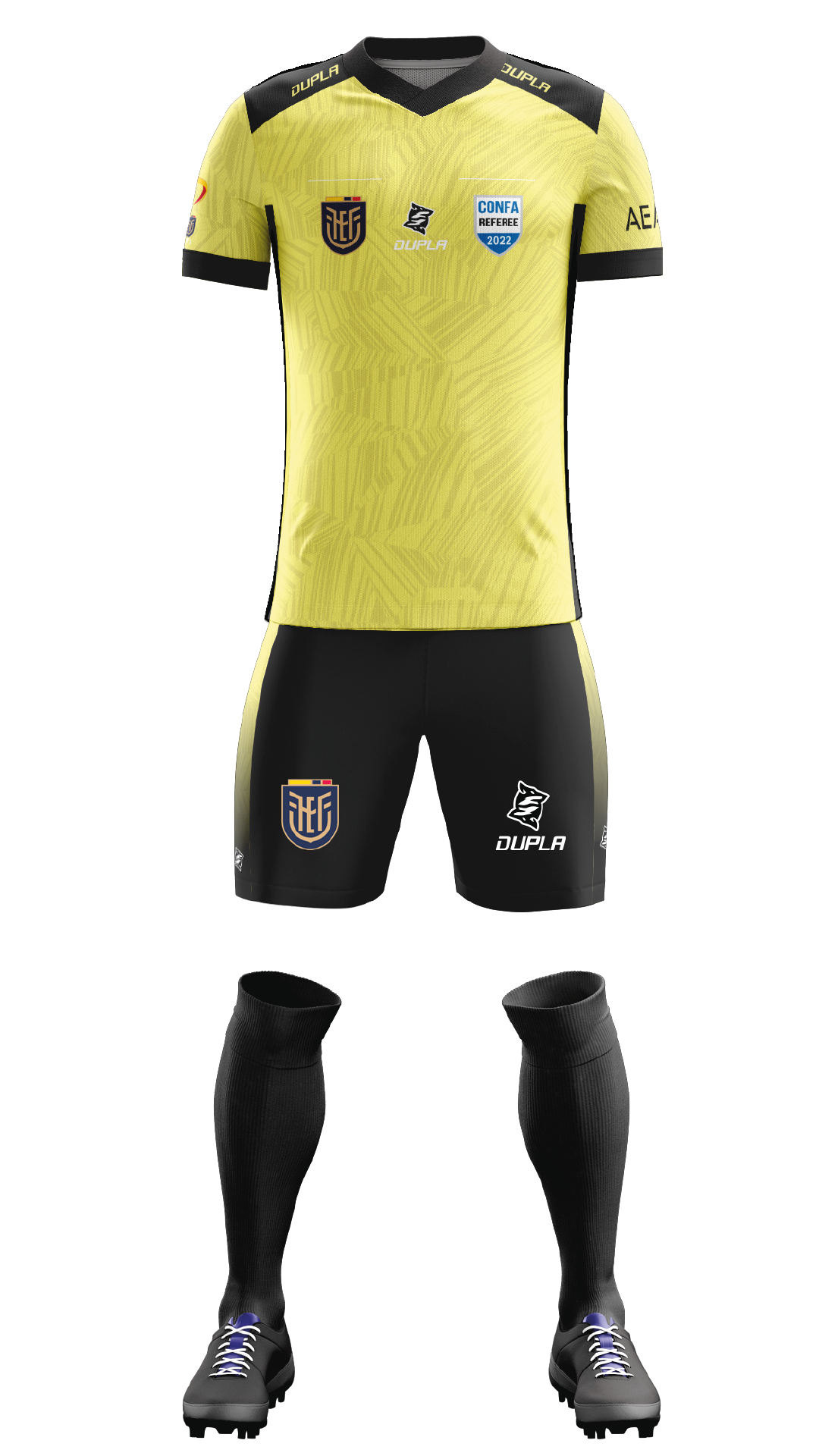 Uniforme de Arbitro amarillo